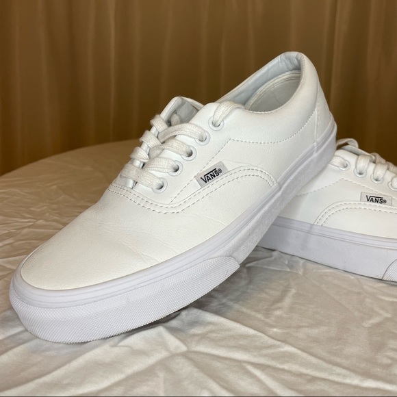 Vans Other - VANS White Leather “Authentic” Sneakers